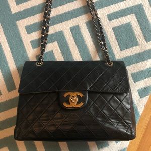 Authentic Vintage Chanel Maxi Flap bag